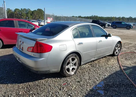 2003 Infiniti G35 Luxury Leather из США, поврежденный, VIN JNKCV51E23M016931